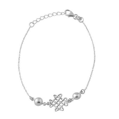 Celtic Knot Bracelet Sterling Silver jewelry for women | VANDA Jewelry.