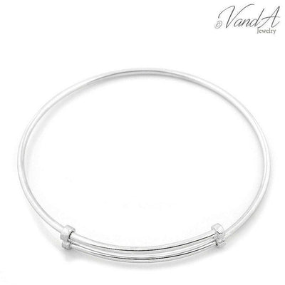 Bangle Bracelet Sterling Silver jewelry for women | VANDA Jewelry.
