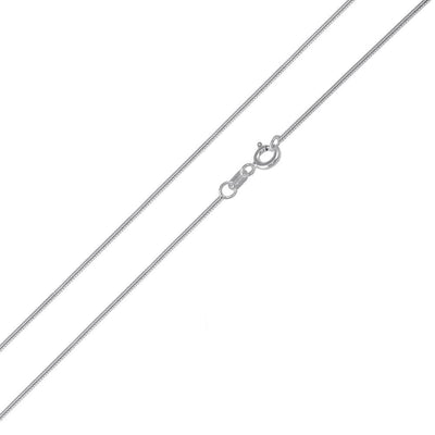 0.8 mm Round Snake Chain Necklace - VANDA Jewelry