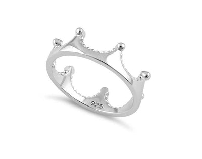 Crown Ring sterling silver jewelry vanda jewelry.