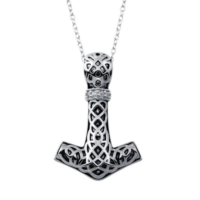 Anchor CZ Necklace Sterling Silver jewelry for women | VANDA Jewelry.