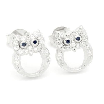 Owl Earrings sterling silver jewelry vanda jewelry.