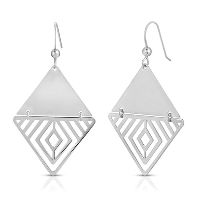 Geometric Drop Earrings - VANDA Jewelry