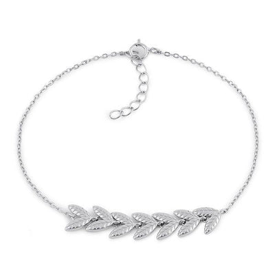 Greek Leaf Design Bracelet - VANDA Jewelry