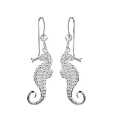 Sea Horse Earrings sterling silver jewelry vanda jewelry.