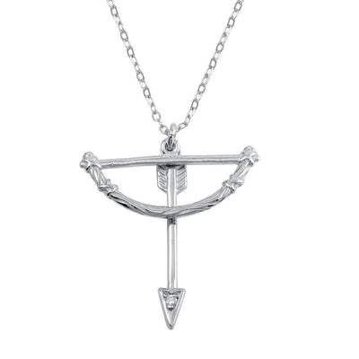 Bow & Arrow Necklace Sterling Silver jewelry for women | VANDA Jewelry.