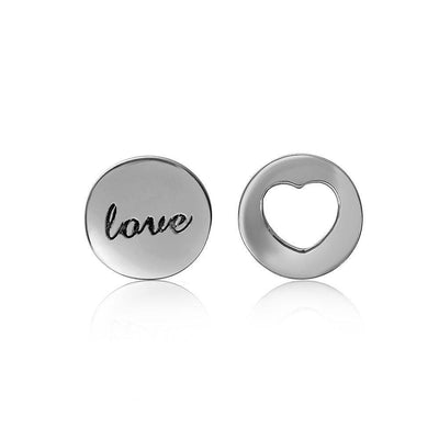 Heart & Love Earrings sterling silver jewelry vanda jewelry.