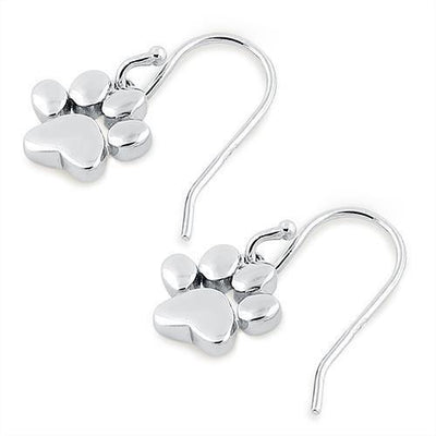 Pet Paw Earrings Sterling Silver jewelry for women | VANDA Jewelry.
