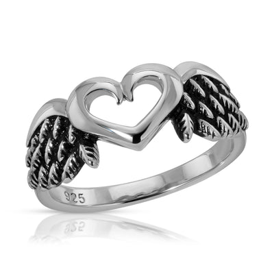 Heart & Wings Ring