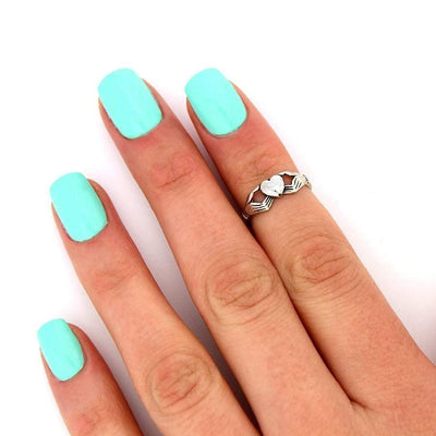 Claddagh Design Knuckle Ring sterling silver jewelry vanda jewelry.