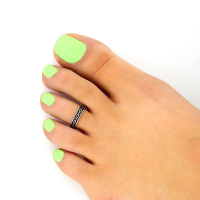 Marquise Shape Toe Ring Sterling Silver jewelry for women | VANDA Jewelry.