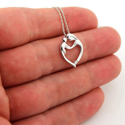 Mother & Child Necklace Sterling Silver jewelry for women | VANDA Jewelry.
