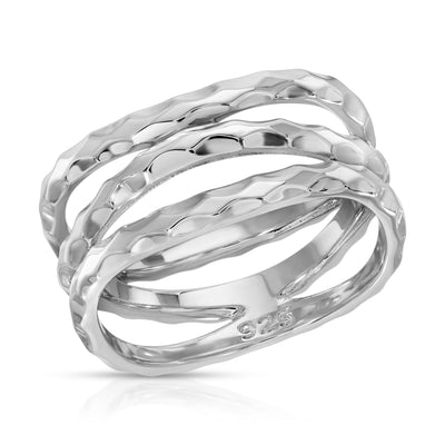 Layered Ring silver