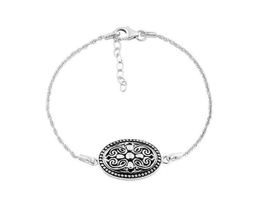 Vintage Cross Bracelet sterling silver jewelry vanda jewelry.