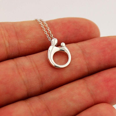 Mother & Child Necklace Sterling Silver jewelry for women | VANDA Jewelry.
