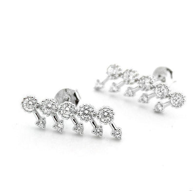 Arrow CZ Earrings sterling silver jewelry vanda jewelry.