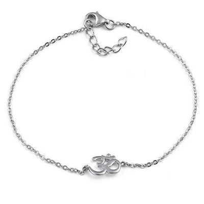 Om Adjustable Bracelet Sterling Silver jewelry for women | VANDA Jewelry.