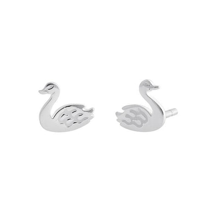 Swan Stud Earrings - VANDA Jewelry